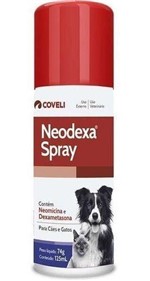 Ficha técnica e caractérísticas do produto Neodexa Spray 125ml Coveli Cães e Gatos