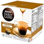 Ficha técnica e caractérísticas do produto Nescafé Dolce Gusto Espresso Caramel 16 Cápsulas - Nestlé