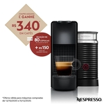 Ficha técnica e caractérísticas do produto Nespresso Essenza Mini Combo Preta 110V + Aeroccino 3