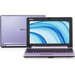 Ficha técnica e caractérísticas do produto Netbook Philco 10D-L123LM com Intel Atom Dual Core 2GB 320GB LED 10'' Lavanda Linux