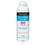 Ficha técnica e caractérísticas do produto Neutrogena Protetor Solar Sun Fresh Wet Skin FPS 50 - 180ml - Neutrogena
