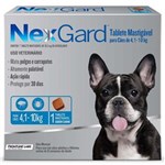 Ficha técnica e caractérísticas do produto Antipulgas e Carrapatos NexGard Merial Cães 4 a 10 Kg