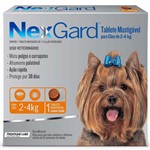Ficha técnica e caractérísticas do produto NexGard 11,3 Mg - Cães de 2 a 4 Kg Cx com 1 Tablete - Merial
