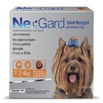 Ficha técnica e caractérísticas do produto NexGard 11,3 Mg - Cães de 2 a 4 Kg Cx com 3 Tabletes - Merial