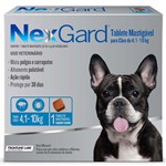 Ficha técnica e caractérísticas do produto NexGard 28,3 Mg - Cães de 4,1 a 10 Kg Cx com 1 Tablete - Merial