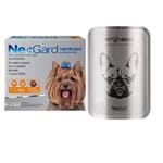 Ficha técnica e caractérísticas do produto NexGard Antipulgas e Carrapatos Cães de 2 a 4kg Merial - 3 Tabletes + Lata