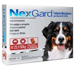 Ficha técnica e caractérísticas do produto Nexgard Gg 25 a 50kg com 3 Tabletes Mastigaveis