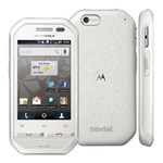 Ficha técnica e caractérísticas do produto Nextel Motorola Smartphone I867W com Sistema Android 2.1, MP3 Player, Câmera 3MP, Display 3.1”, Touch QWERTY, Wi-Fi, GPS, Bluetooth e Google - Branco
