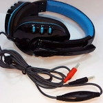 Ficha técnica e caractérísticas do produto Estilo dinâmico Círculo Jogo Earset Exquisite Headphone com microfone head-mounted