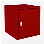 Ficha técnica e caractérísticas do produto Nicho Cubo 1 Porta Cub005 Movelbento Vermelho