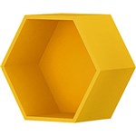 Ficha técnica e caractérísticas do produto Nicho Decorativo Hexagonal Leblon Amarelo - Orb