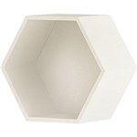 Ficha técnica e caractérísticas do produto Nicho Decorativo Hexagonal Leblon Branco - Orb
