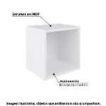 Ficha técnica e caractérísticas do produto Nicho Quadrado Decorativo - Branco - Completa Móveis