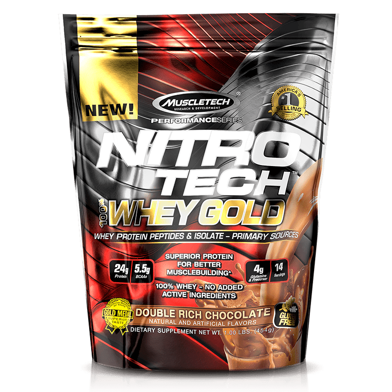Ficha técnica e caractérísticas do produto Nitro Tech 100% Whey Gold (454g) MuscleTech -French Vanilla Creme