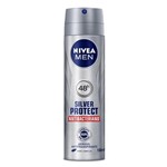 Ficha técnica e caractérísticas do produto Nivea Desodorante Aerosol Masculino Silver Protect 150ml**