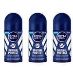 Nivea Original Protect Desodorante Rollon 50ml (kit C/03)