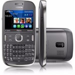 Ficha técnica e caractérísticas do produto Nokia Asha 302 + Wi-Fi + 3g + 3.2 Mpx Desbloqueado Cinza