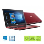 Ficha técnica e caractérísticas do produto Notebook Acer 15.6" A315-51-5796 I5-7200U 4GB 1TB W10