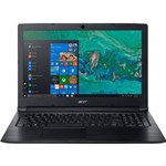 Ficha técnica e caractérísticas do produto Notebook Acer A315-53-34Y4, I3, 4GB, 1TB, LED HD 15.6", Windows 10 - Preto