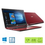 Ficha técnica e caractérísticas do produto Notebook Acer A315-51-50LA Intel Core I5 8GB RAM HD 1TB 15.6" Windows 10