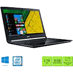 Notebook Acer A515-51G-72DB Intel Core I7 8GB (GeForce 940MX com 2GB) 1TB Tela LED 15.6" Windows 10 - Cinza Escuro