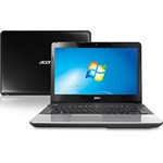 Ficha técnica e caractérísticas do produto Notebook Acer Aspire E1 com Intel Core I3 6GB 500GB 14" Windows 7 Basic
