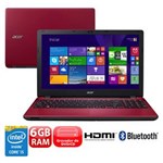 Ficha técnica e caractérísticas do produto Notebook Acer Aspire E5-571-50JA com Intel® Core™ I5-4210U, 6GB, 1TB, Gravador de DVD, Leitor de Cartões, HDMI, Bluetooth, LED 15.6" e Windows 8.1