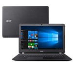 Ficha técnica e caractérísticas do produto Notebook Acer Aspire ES1-572-36XW com Intel® Core I3-6100U, 4GB, 1TB, Gravador de DVD, Leitor de Cartões, HDMI, Bluetooth, LED 15.6" e Windows 10