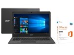 Notebook Acer Aspire One Cloudbook Intel Dual Core - 2GB 32GB LED 14 Windows 10 com Office 365 Persona