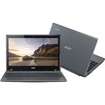 Ficha técnica e caractérísticas do produto Notebook Acer Chromebook C710-2859 com Intel Dual Core 2GB 16GB SSD LED 11,6" Chrome OS