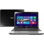 Ficha técnica e caractérísticas do produto Notebook Acer E1-471-6413 com Intel Core I3 6GB 500GB LED 14" Windows 8