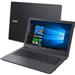Notebook Acer E5-573-347G Intel Core I3 4GB 1TB LED 15,6" Windows 10 - Grafite