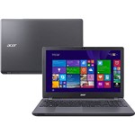 Ficha técnica e caractérísticas do produto Notebook Acer E5-571-76K2 Intel Core I7 8GB 1TB Tela LED 15.6'' Windows 8.1 - Chumbo