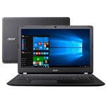 Notebook Acer ES1-572-323F Intel Core I3 4GB 500GB Tela LED 15,6" Windows 10 Preto