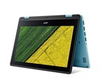 Notebook Acer Spin 2 em 1 Intel Celeron 4GB RAM 64GB SSD Windows 10 Tela 11.6 Azul