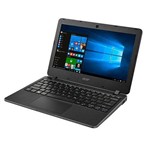 Ficha técnica e caractérísticas do produto Notebook Acer TMB117-M-C37N de 11.6" com 1.6GHz/4GB Ram/128GB Ssd - Preto
