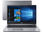Ficha técnica e caractérísticas do produto Notebook Aspire 5, A515-52-536H, Intel Core I5, 8GB, SSD 256GB, 15,6”, Windows 10 - Acer