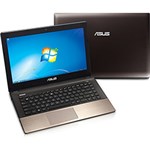 Notebook Asus K45A-VX113Q com Intel Core I5 8GB 750GB LED 14'' Café Windows 7 Home Basic