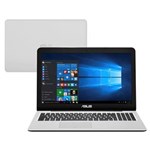 Ficha técnica e caractérísticas do produto Notebook Asus Quad Core 4GB 500GB Tela 15.6” Windows 10 Z550SA-XX002T