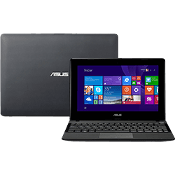 Ficha técnica e caractérísticas do produto Notebook Asus R103BA AMD Dual Core 2GB 320GB Tela LED 10.1" Windows 8.1 Touchscreen - Preto