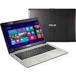 Ficha técnica e caractérísticas do produto Notebook Asus VivoBook S400CA-CA178H com Intel Core I5 4GB 500GB LED 14" Touchscreen Windows 8