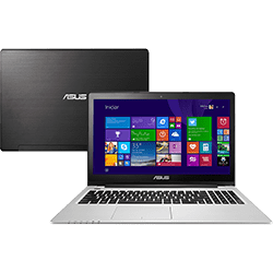 Ficha técnica e caractérísticas do produto Notebook ASUS Vivobook S550CA Intel Core I5 8GB 1TB Tela LED 15" Windows 8 - Preto