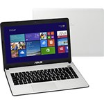 Ficha técnica e caractérísticas do produto Notebook Asus X401U-WX117H com AMD Dual Core 2GB 500GB LED 14" Windows 8 Branco