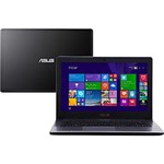 Ficha técnica e caractérísticas do produto Notebook Asus X450CA -BRAL-WX275H Intel Core I5 4GB 500GB Tela LED 14" Windows 8 - Preto