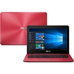 Ficha técnica e caractérísticas do produto Notebook Asus Z450UA-WX004T Intel Core 6 I5 4GB 1TB Tela LED 14" Windows 10 - Vermelho