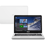 Notebook ASUS Z550MA-XX005T Intel Celeron Quad Core 4GB 500GB LED 15,6" Windows 10 - Branco