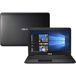Ficha técnica e caractérísticas do produto Notebook Asus Z550SA-XX001T Intel Celeron Quad Core 4GB 500GB Tela LED 15,6" Windows 10 - Marrom Escuro