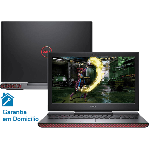 Ficha técnica e caractérísticas do produto Notebook Dell 15 Gaming I15-7567-A30P Intel Core I7 16GB (GeForce GTX 1050TI com 4GB) 1TB Tela 15,6" TN Full HD Windows 10 256GB SSD - Preto