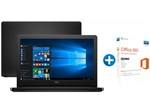 Ficha técnica e caractérísticas do produto Notebook Dell Inspiron 15 I15-5566-A40P - Intel Core I5 8GB + Microsoft Office 365 Personal