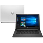 Notebook Dell Inspiron I14-5458-B40 Intel Core I5 8GB (GeForce 920M de 2GB) 1TB 14" Windows 10 - Branco